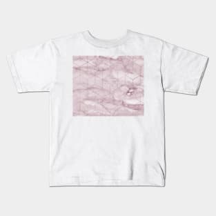 Geometric violet Kids T-Shirt